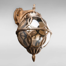 Вуличний настінний світильник Бра Light House DL-18819/1W бронза, плафон шампань