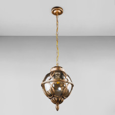 Вуличний підвісний світильник Light House DL-18821/1P бронза, плафон шампань