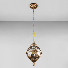 Вуличний підвісний світильник Light House DL-18825/1P бронза, плафон шампань