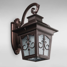 Вуличний настінний світильник Бра Light House DL-18828/1W кавовий