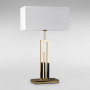 Зображення Настільна лампа з абажуром Light House DL-18836/1T золото, абажур білий  ИМ Light-Deco 