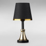 Зображення Настільна лампа з абажуром Light House DL-18850/1T чорний із золотом, абажур чорний ИМ Light-Deco 