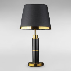 Настільна лампа з абажуром Light House DL-18853/1T чорний + бронза, абажур чорний