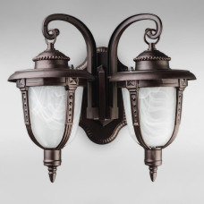 Вуличний настінний світильник Бра Light House DL-18859/2W кавовий