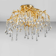 Люстра стельова декоративна з цоколем G9 Light House DL-18860/3 золото