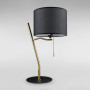 Зображення Настільна лампа з абажуром Light House DL-18876/1T латунь + чорний, абажур чорний  ИМ Light-Deco 