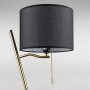Зображення Настільна лампа з абажуром Light House DL-18876/1T латунь + чорний, абажур чорний  ИМ Light-Deco 1 