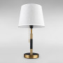 Зображення Настільна лампа з абажуром Light House DL-18880/1T латунь + чорний, абажур білий  ИМ Light-Deco 