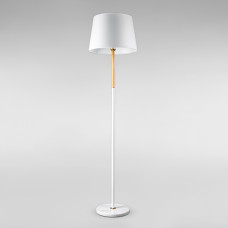 Світильник для підлоги Торшер з абажуром DL-18885/1F білий + золото
