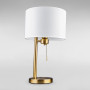 Зображення Настільна лампа з абажуром Light House DL-18886/1T латунь, абажур білий ИМ Light-Deco 