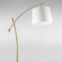 Зображення Світильник для підлоги Торшер з абажуром DL-18891/1F латунь + білий, абажур білий ИМ Light-Deco 1 