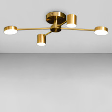 Люстра стельова світлодіодна LED Light House SY-18898/4 CP 800*130 48W, колір бронза