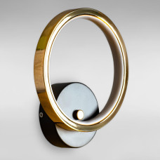 Настінний світильник світлодіодний Бра Light House SY-18899/1W BK+GD 215*190*55 22W чорний + золото