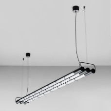 Світильник підвісний лінійний Атмолайт Starlight A 1270-3 Black чорний