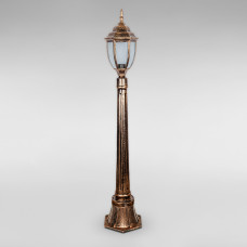 Вуличний стовпчик ліхтарний на один світильник Light House LS-18910-LL-S AB бронза