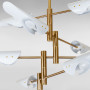 Зображення Люстра стельова Light House LS-18920-8 WH бронза, плафон білий  ИМ Light-Deco 1 