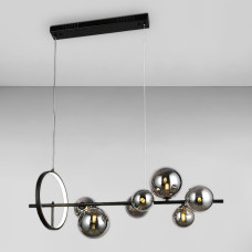 Люстра підвісна молекула Light House LS-17132-7 BK+BK чорна