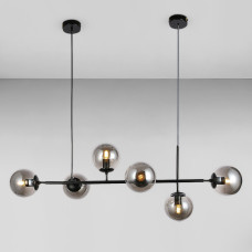 Люстра підвісна молекула Light House LS-18921-6 BK+BK чорна