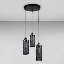 Люстра підвісна Лофт Light House LS-18456-3 BK (300) чорна