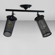 Люстра стельова Лофт Light House LS-18922F-2 BK чорна