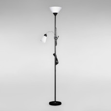 Торшер світильник підлоговий SWT-18413 BK H1800*W300 чорний плафон білий