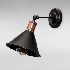 Настінний світильник Бра лофт Light House LS-18584F3-1 BK чорний