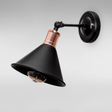Настінний світильник Бра лофт Light House LS-18584F4-1 BK чорний