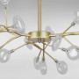 Зображення Люстра стельова молекула Light House LS-17126-27 GD+CL золото, плафони прозорі ИМ Light-Deco 1 