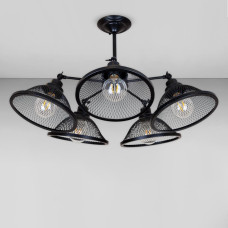 Люстра стельова Light House LS-18962-5 BK чорна