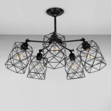 Люстра стельова Light House LS-18964-5 BK чорна