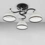 Зображення Люстра стельова Light House SRS-18961/3 чорний +хром, плафон білий ИМ Light-Deco 