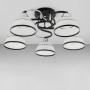Зображення Люстра стельова Light House SRS-18961/5 чорний +хром, плафон білий ИМ Light-Deco 