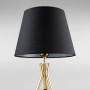 Зображення Настільна лампа з абажуром Light House DL-18968/1T чорний + латунь, абажур чорний  ИМ Light-Deco 1 