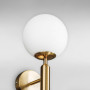 Зображення Настінний світильник Бра шар Light House DL-18987/1W латунь, плафон білий  ИМ Light-Deco 1 