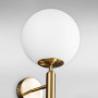 Зображення Настінний світильник Бра шар Light House DL-18988/1W латунь, плафон білий  ИМ Light-Deco 1 