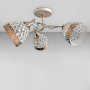 Зображення Люстра стельова Light House SR-18993/3 FG+WT D460*H230 E27 біла + золото ИМ Light-Deco 1 