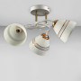 Зображення Люстра стельова Light House SZ-19002/3 WT-FGD 550*200 E14 біла з золотом ИМ Light-Deco 