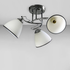 Люстра стельова Light House SZ-19003/3 CR 520*200 E14 хром, плафони білі