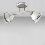 Зображення Люстра стельова Light House SZ-19005/2 WT-FGD 480*200 E14 біла з золотом, плафони білі ИМ Light-Deco 