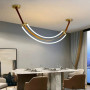 Зображення Люстра підвісна світлодіодна VALESO THD63856-1500 30W коричнева ИМ Light-Deco 