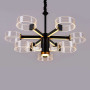 Зображення Люстра світлодіодна акрілова Sirius N 3705-6+3 BLACK+GD 98W ИМ Light-Deco 2 