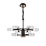 Зображення Люстра світлодіодна акрілова Sirius N 3705-6+3 BLACK+GD 98W ИМ Light-Deco 3 