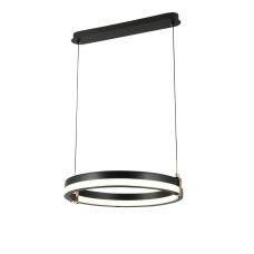 Підвісна LED-люстра G 2919/500D 108W Чорний+Золото