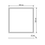 Изображение Світлодіодна панель JL 600*600 36W JL-36-PL-2P-NW 4500K ИМ Light-Deco 2 