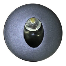 Светильник лестничный светодиодный HOROZ ELECTRIC LED "YAKUT" 3W 4000K (нейтральный свет), черный