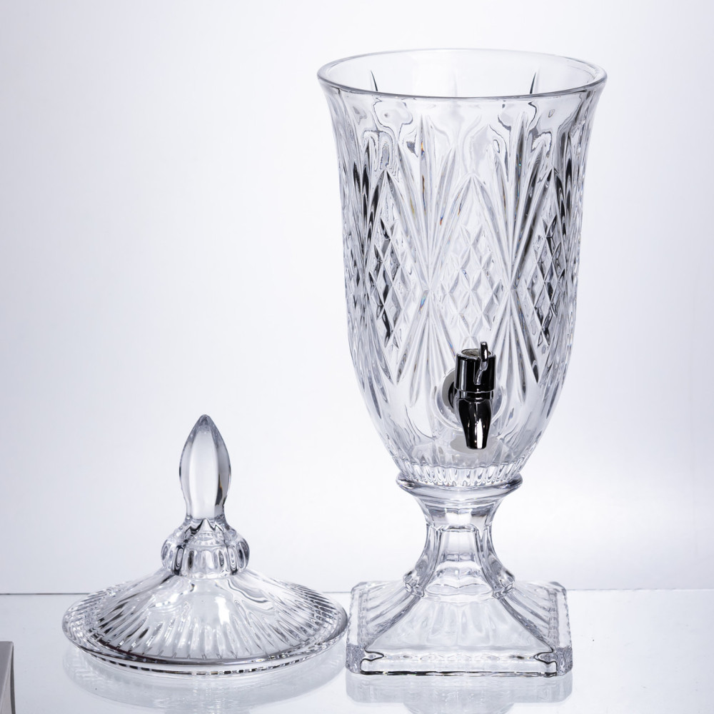 Изображение Лимонадница Classic Crystal 2л с краном HP-19-295 кувшин диспенсер для напитков прозрачный ИМ Light-Deco 2 