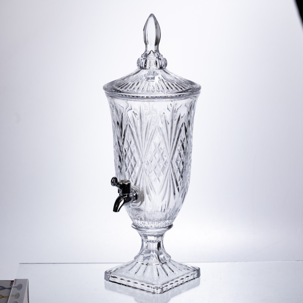 Изображение Лимонадница Classic Crystal 2л с краном HP-19-295 кувшин диспенсер для напитков прозрачный ИМ Light-Deco 3 