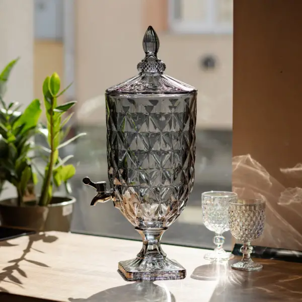 Изображение Лимонадница Fractal 5 литров с краном для сока молока мохито HP-19-306 ИМ Light-Deco 2 