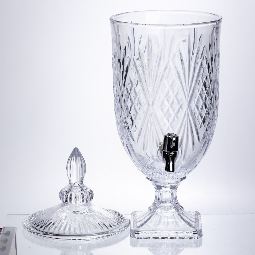 Изображение Лимонадница Classic Crystal 5л с краном HP-19-297 кувшин диспенсер для напитков прозрачный ИМ Light-Deco 1 