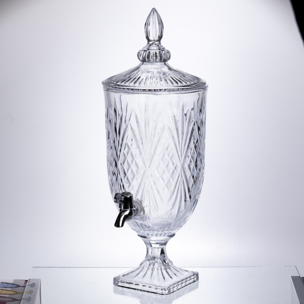 Изображение Лимонадница Classic Crystal 5л с краном HP-19-297 кувшин диспенсер для напитков прозрачный ИМ Light-Deco 2 